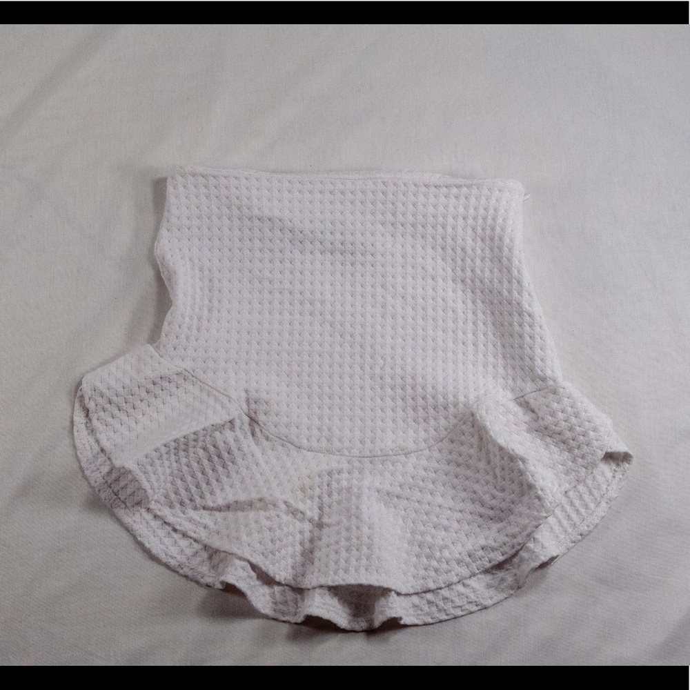 White quilted skirt